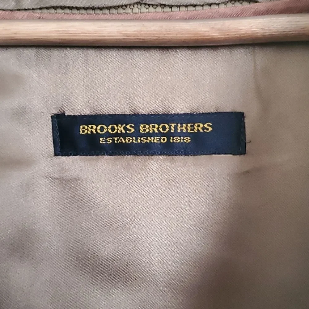 Brooks Brothers | Double Breasted Khaki Trench Coat